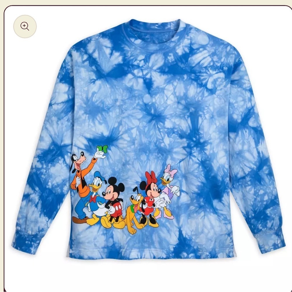 DISNEY Mickey Mouse and Friends Tie-Dye Disney Celebration Spirit Jersey/Crew - Picture 2 of 9